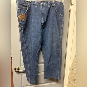 Wrangler Riggs Workwear Durashield denim carpenter work jeans z mens 48x40 NICE
